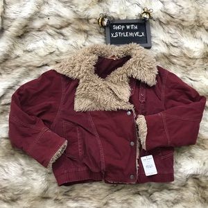 free people owens sherpa denim jacket